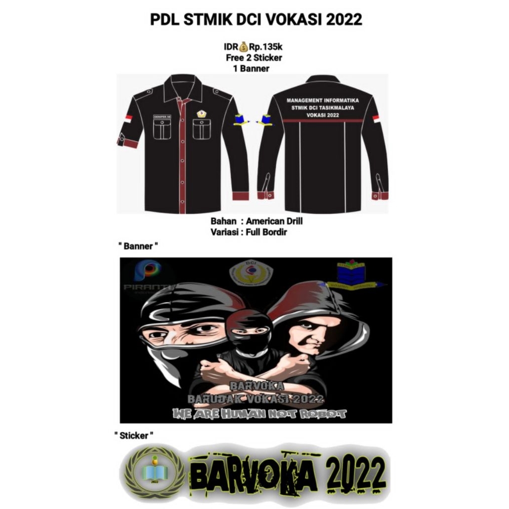 Kameja PDL/PDH Custom