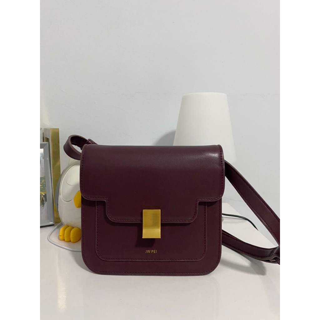 JW pei sling bag maroon