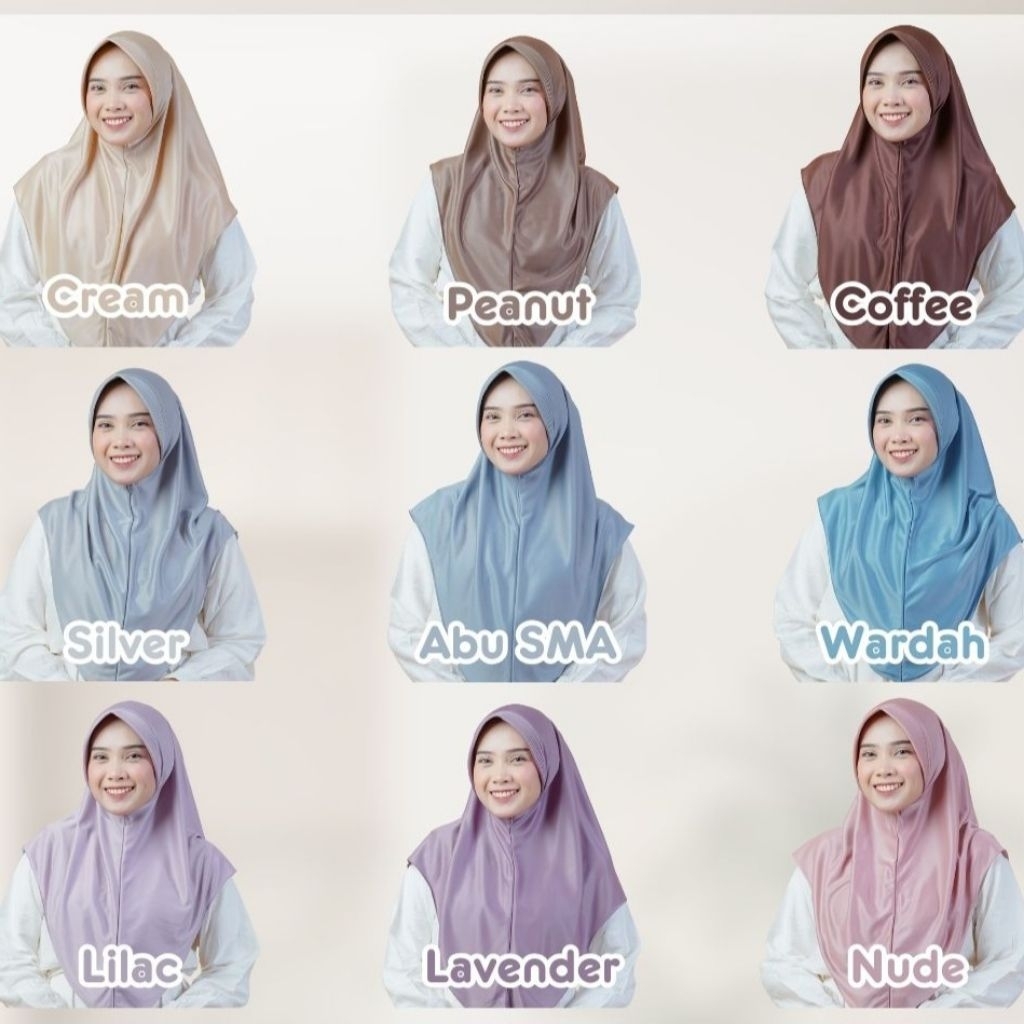 bēru | Bergo Hamidah | PET antem | Bergo Instan