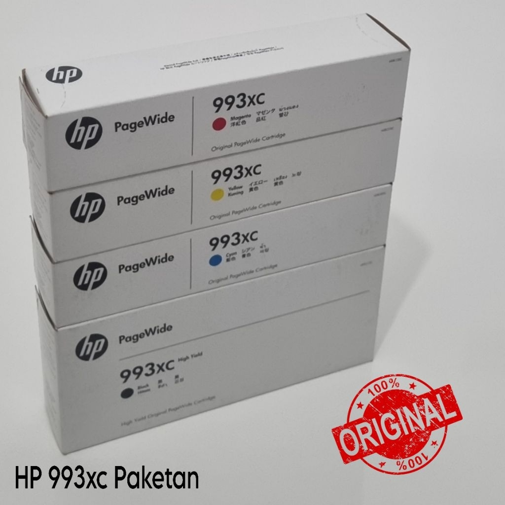 Tinta Cartridge HP 993xc black dan 993xc Color original