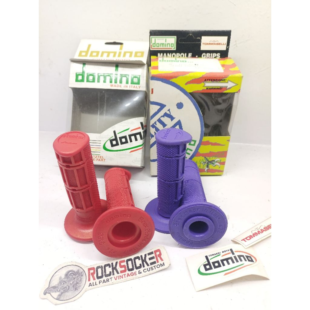 handgrip domino tommaselli italy original handgrip motocross trail se trail vintage ktm yz klx140