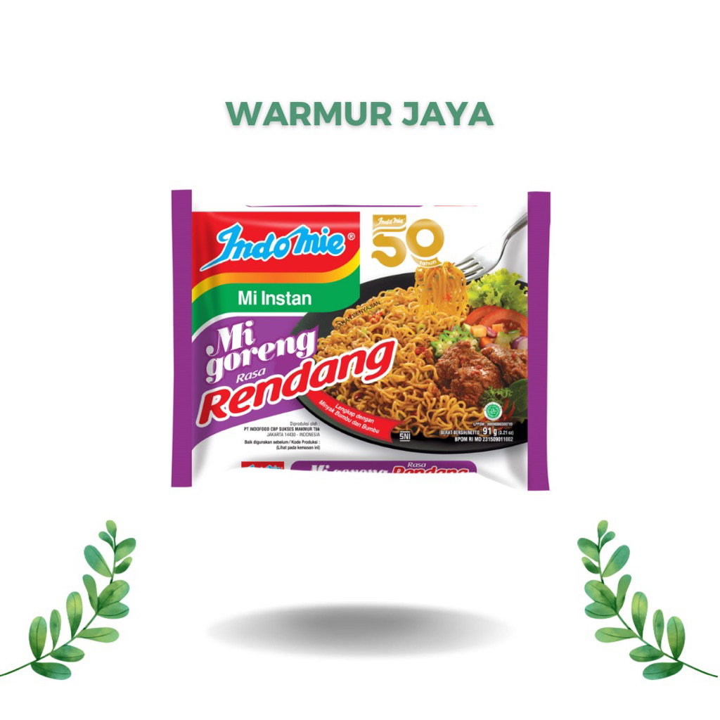 

Indomie goreng rendang 91 g