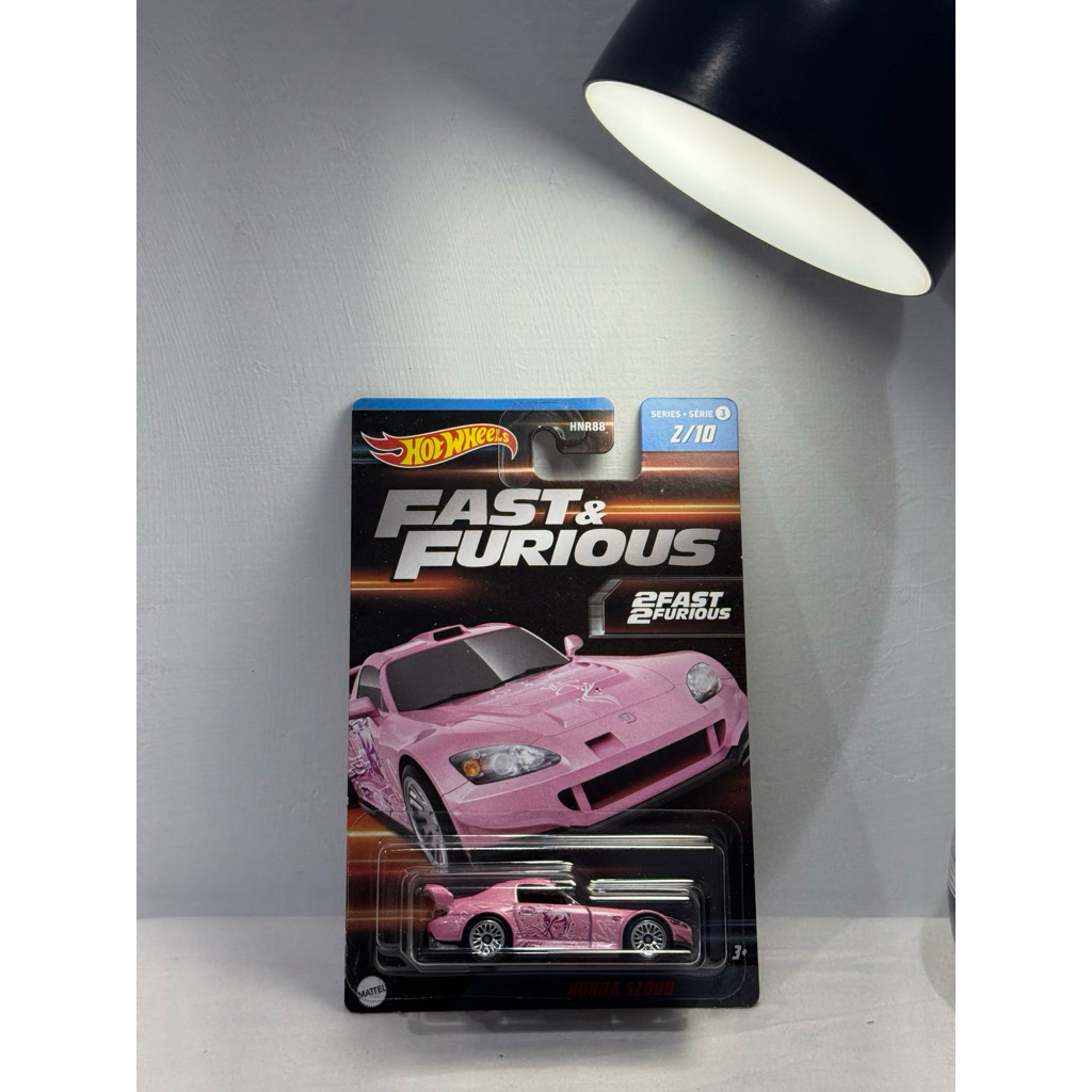 Hotwheels Fast & Furious Honda S2000 Pink + Protector