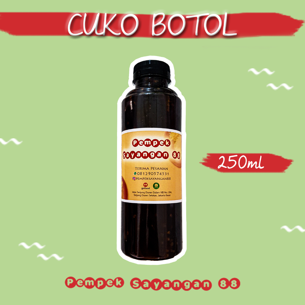 

Sayangan 88 - Cuko Botol 250 ml (Pedas) Kental