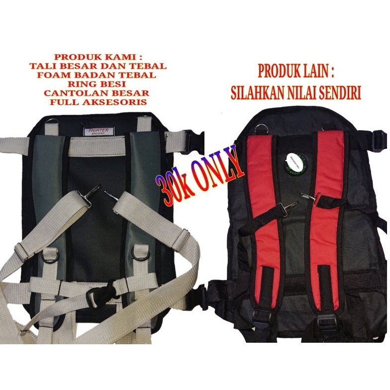 KODE E36X tas sangkar murai sangkar kotak sangkar lovebird tali besar dan tebal