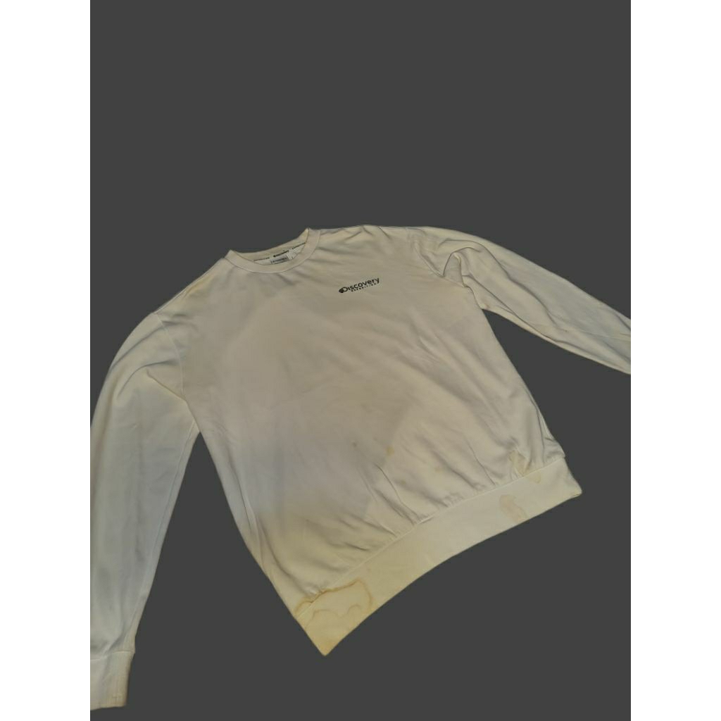 cn DISCOVERY MOTIF SABLON depan belakang,sz L minus noda