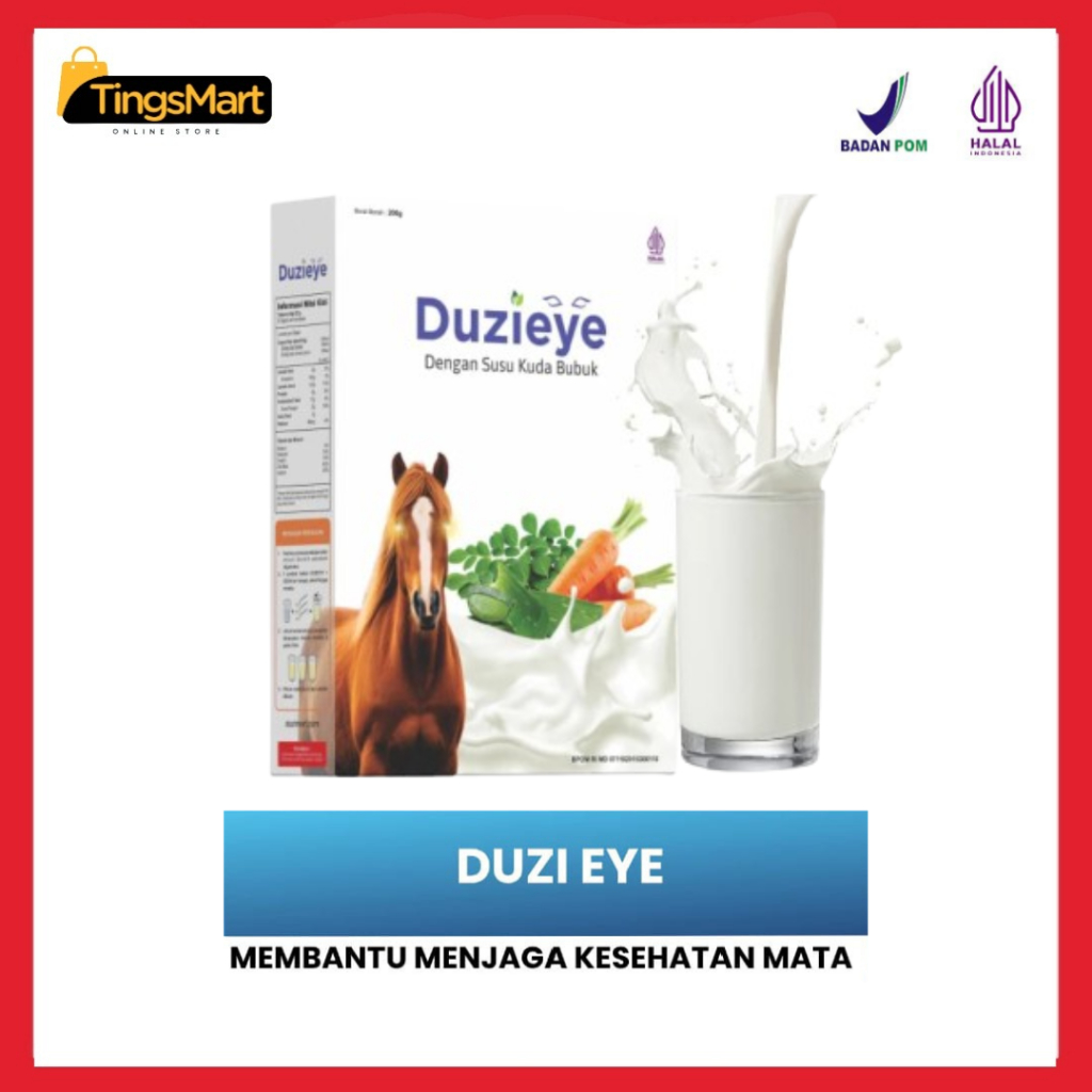 

Duzi Eye - Susu Kuda Lombok Nutrisi Mata Bubuk 200 Gram