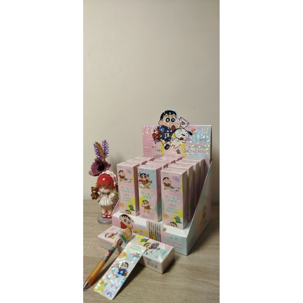 

Pen blindbox sinchan premium akrilik glitter