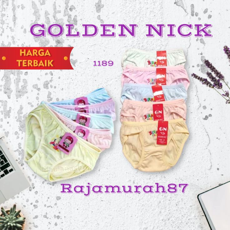Flash Sale  6PCS CD golden nick 1189  Golden Nick Anak  SA1189  CD Anak Cewek