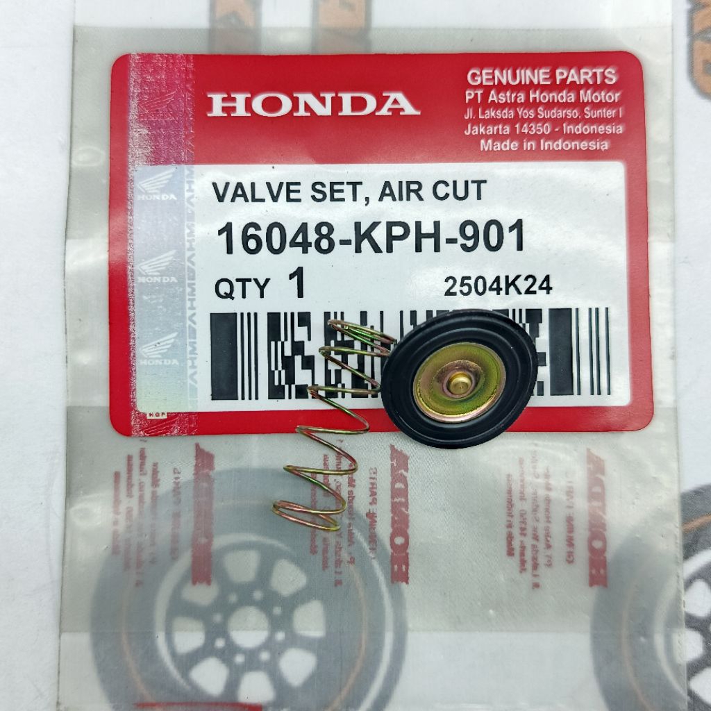 16048-KPH-901 VALVE SET AIR CUT HONDA KHARISMA