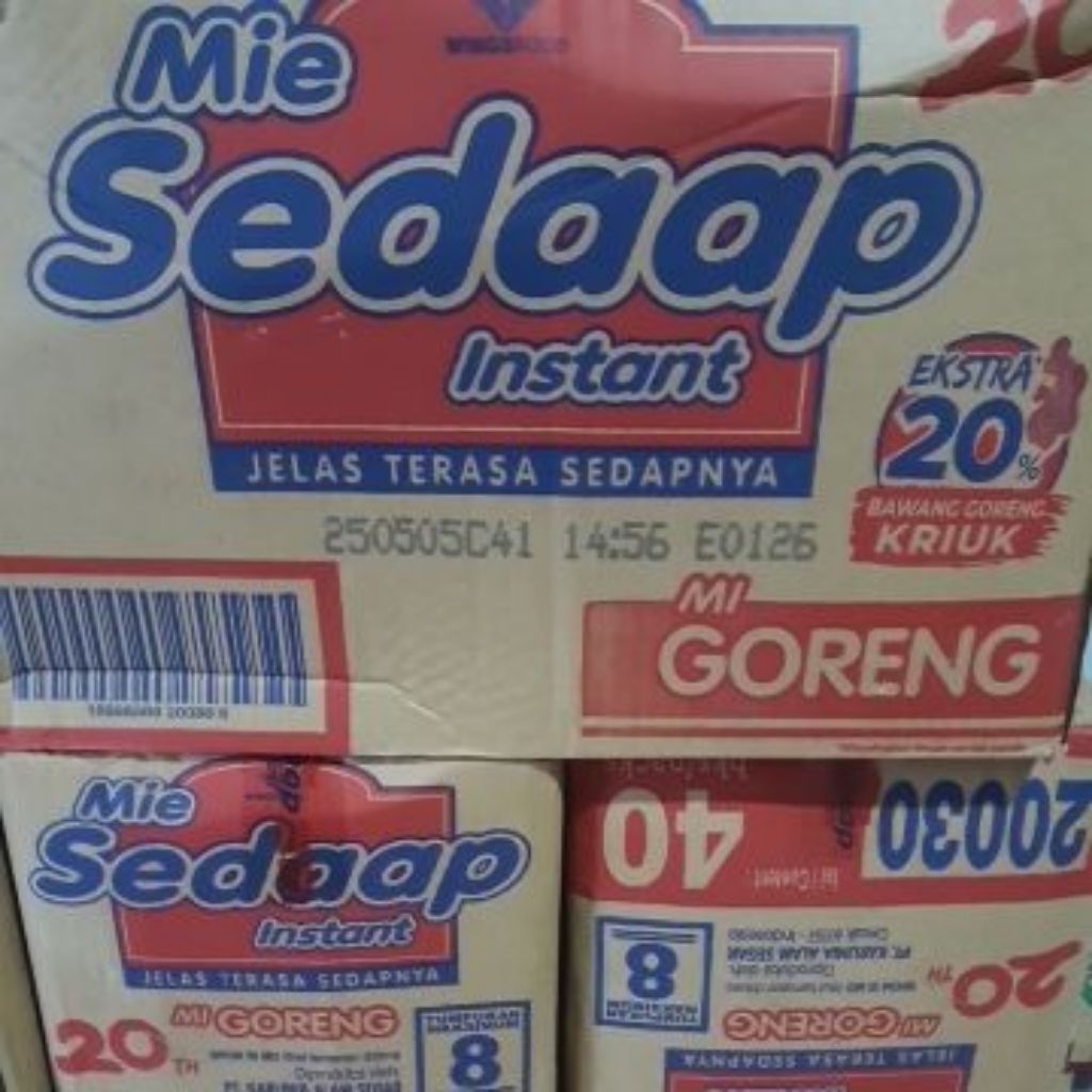 

Mie sedap goreng dan sedap goreng korea 1 dus isi 40