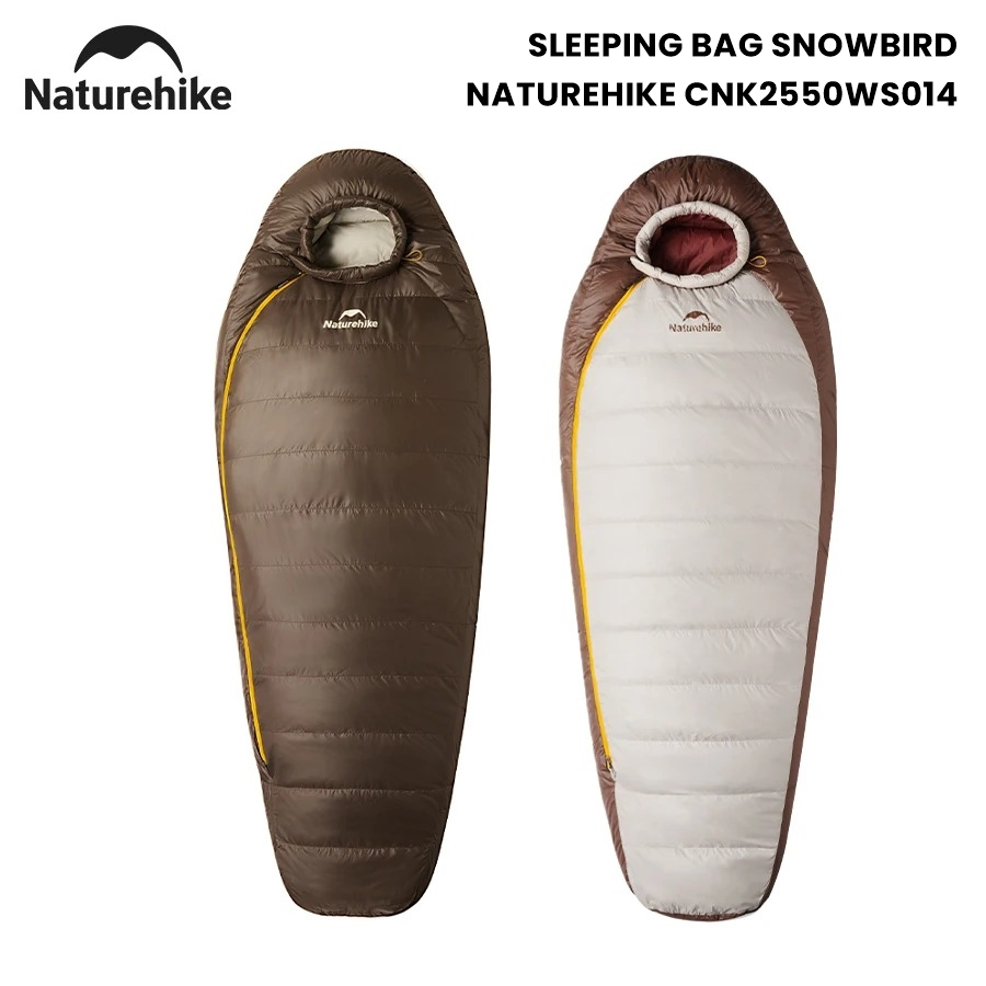 Sleeping Bag Naturehike Ultralight Snowbird CNK2550WS014 Kantong Tidur Down Bulang Camping Hiking
