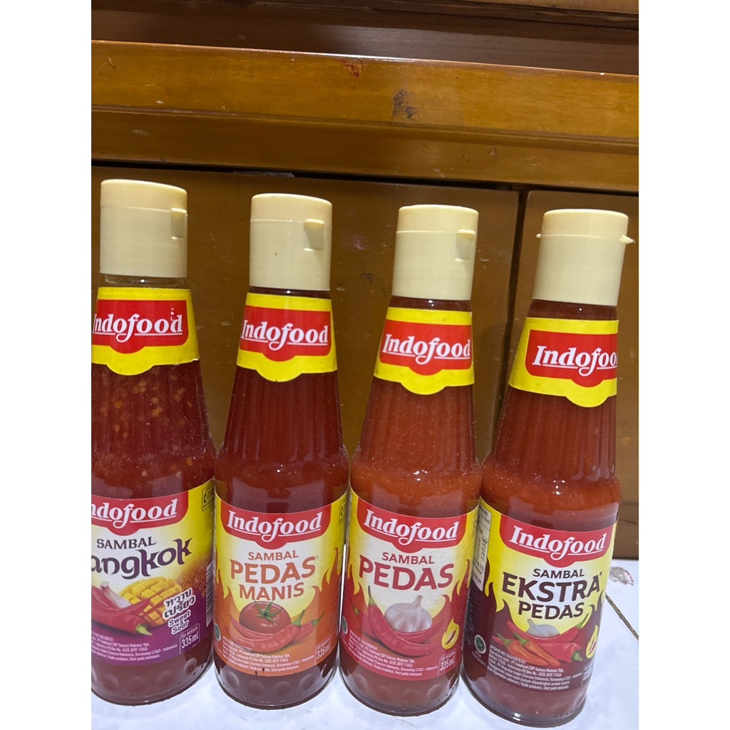 

Indofood Sambal Pedas / Sambal Bangkok 335ml/Botol