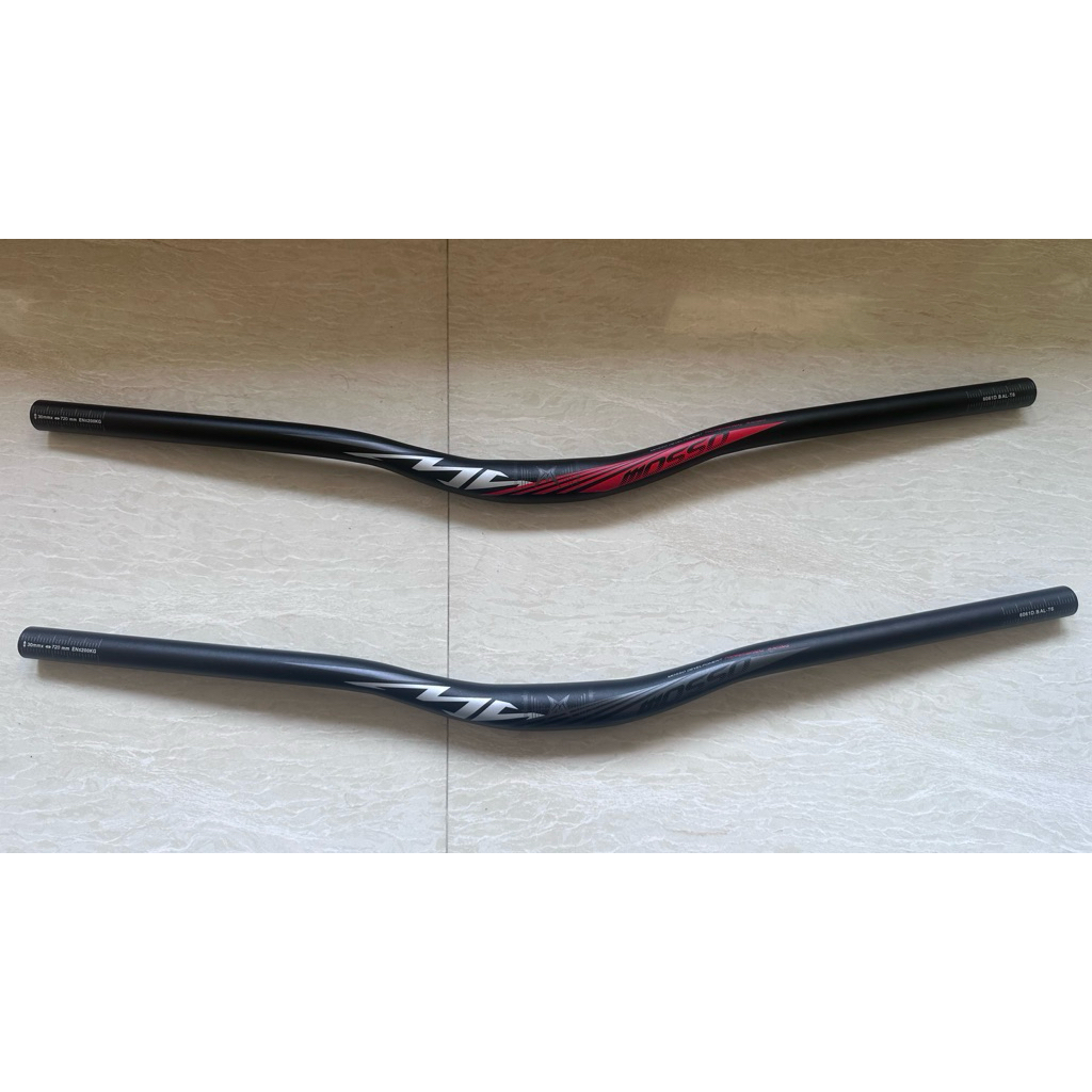 HANDLEBAR SEPEDA MTB MOSSO ALLOY 720MM - RISE BAR RACING LOO