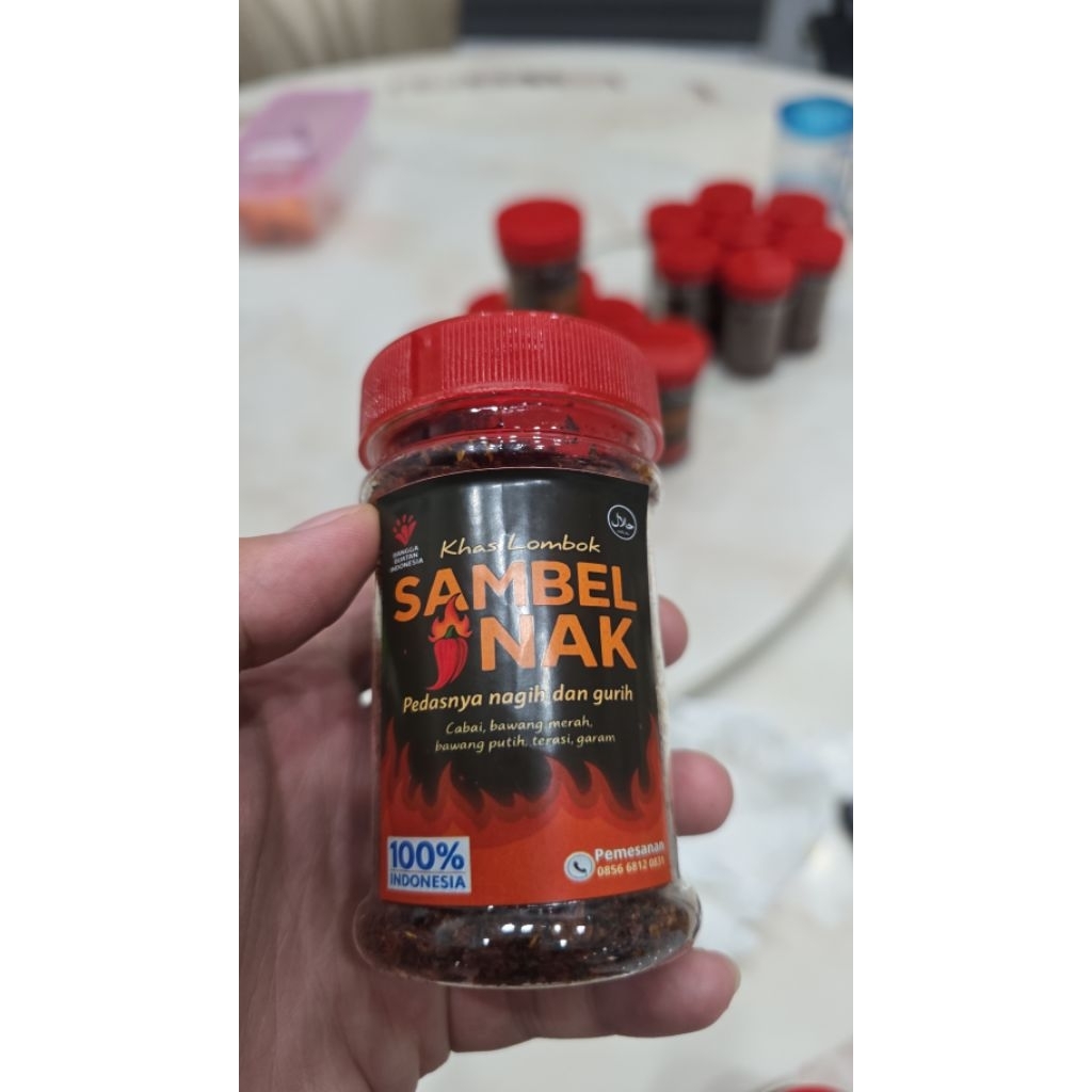

sambel inak ukuran 65 gr