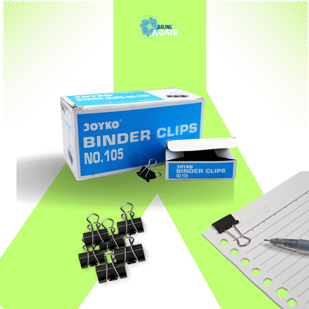 

BINDER KLIP (PENJEPIT KERTAS) , KLIP 105 JOYKO
