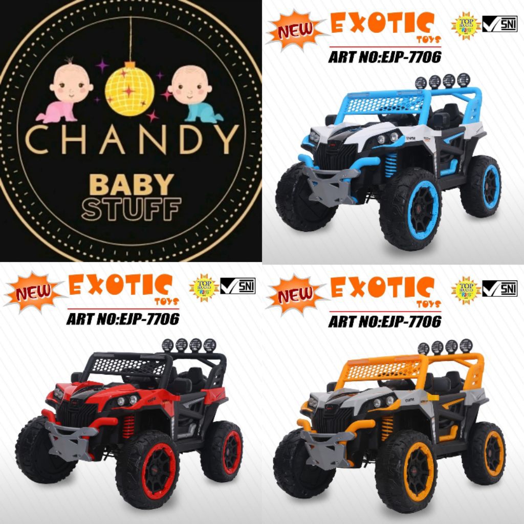 MOBIL AKI ANAK EXOTIC EJP 7706 DENGAN REMOTE KONTROL