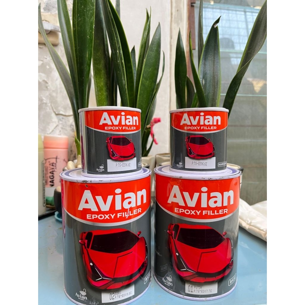 Avian epoxy filler 2 komponen + hardener, Avian epoxy filler 1kg