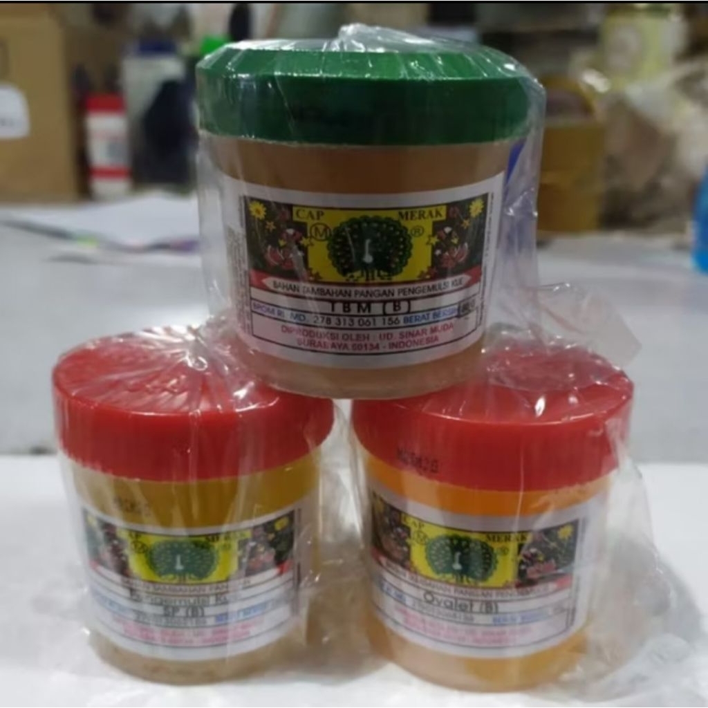 

Ovallette/SP/TBM Cap Merak (Kecil) 20 Gr (Cake Emulsifier)