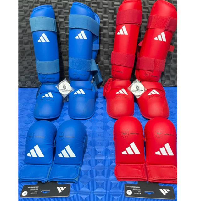 Set Protector Karate Adidas Original New 2025 Limited Edition Aka Ao Merah Biru Red Blue