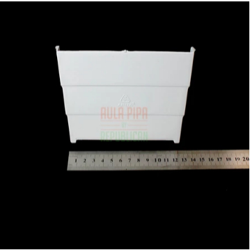 TUTUP TALANG AIR PVC KOTAK 4" PUTIH MERK ASVIRA