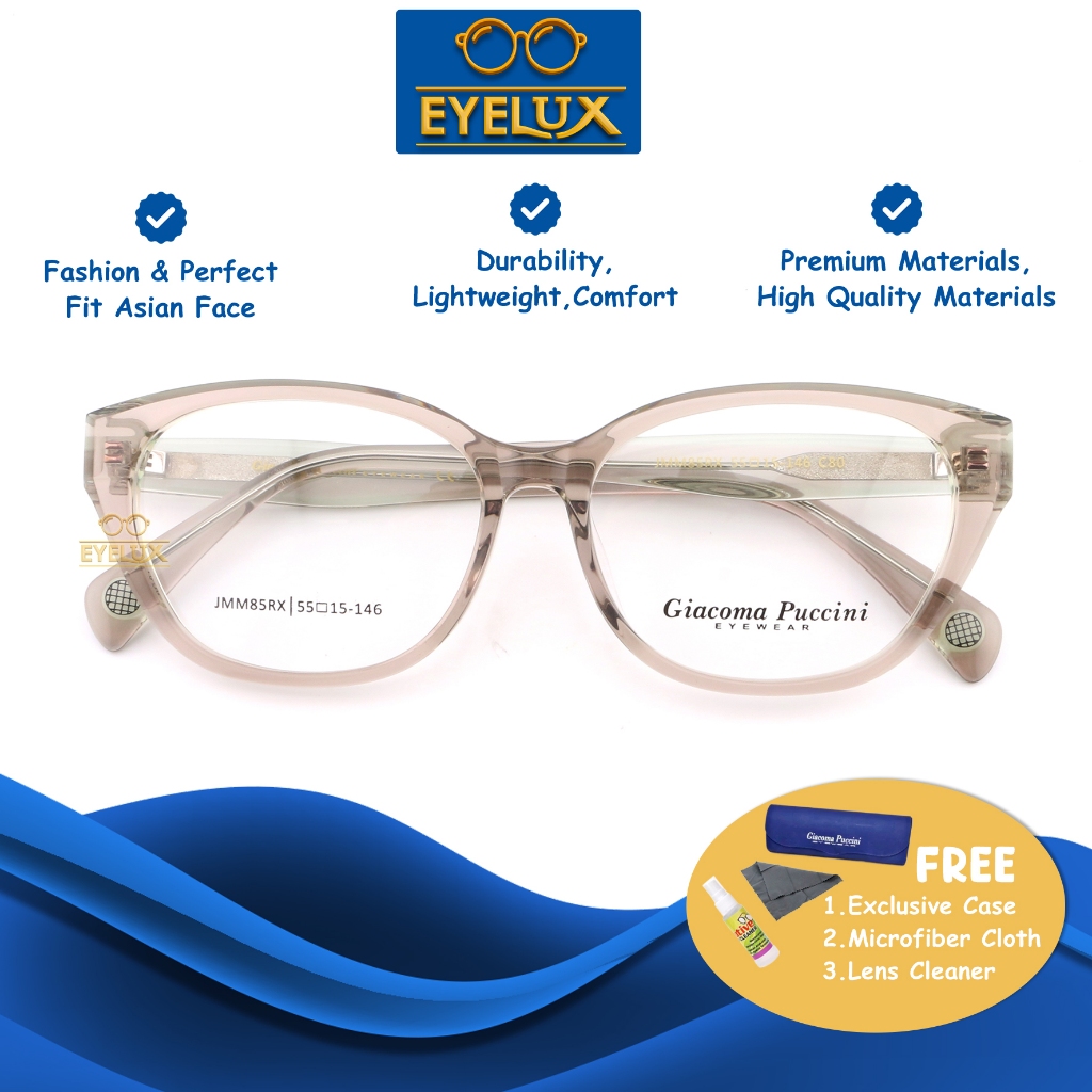 Giacoma Puccini Eyewear / GP JMM-85RX / 55-15-146 / Frame Kacamata Giacoma Puccini ORIGINAL