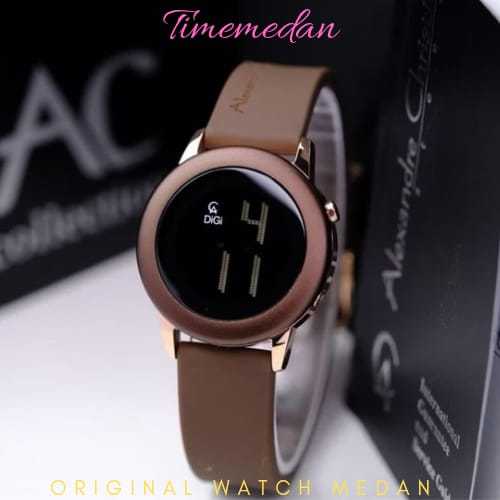 Jam Tangan Wanita Alexandre Christie AC9393 / ACF9393 / AC 9393 / ACF 9393 Original Warna Coklat