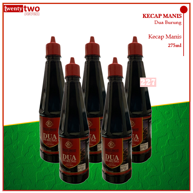 

Kecap Manis Cap Dua Burung Kediri Sejak 1977 275ml