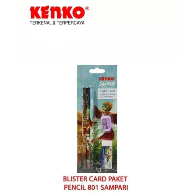 

KENKO SAMPARI BLISTER CARD PAKET PENCIL 801