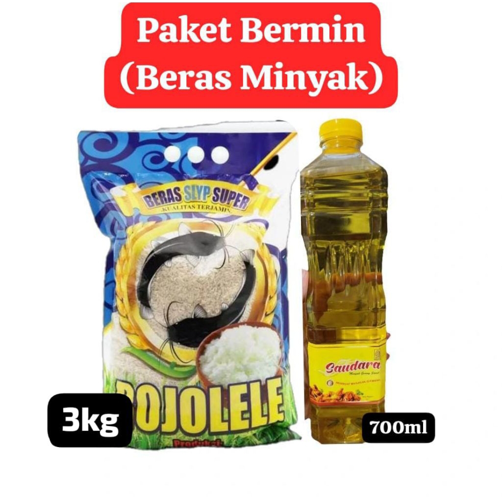 

Paket Beras dan Minyak Goreng Hematt