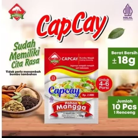 

bumbu masak CAPCAY pohon mangga/jagonya rempah asli Indonesia netto 18g