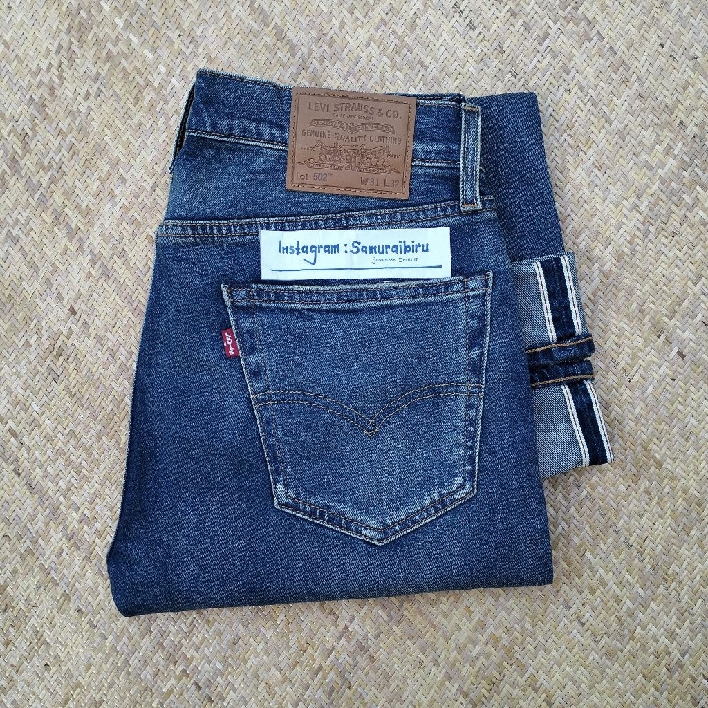 Levis selvedge 502 not Levis 501 80s button 524 selvedge USA/Levis Usa selvedge button 524/Levis 501