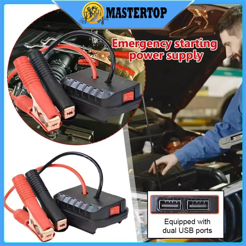 Starter Mobil Makita – Adaptor Baterai Lithium untuk Charger Aki & Pemantik Mesin Mobil