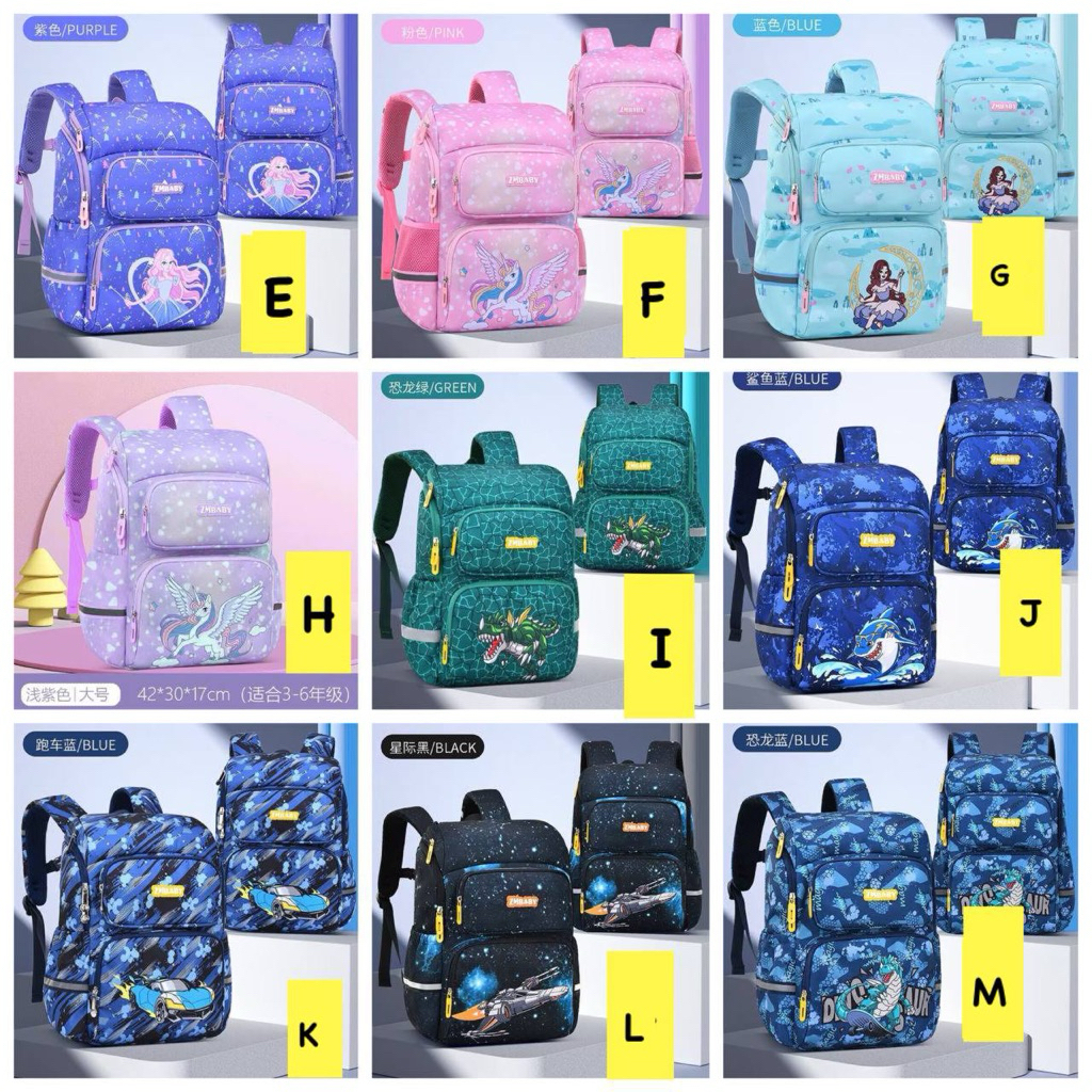 Backpack ZM Baby Tas Ransel Anak motif