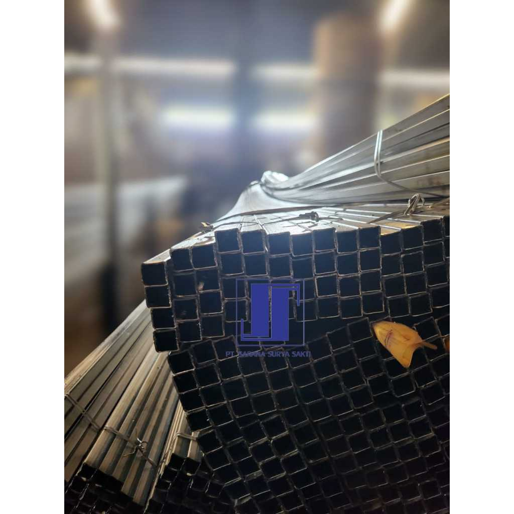 Pipa Staalbuis pipa besi kotak hollow besi 15*15 panjang 6 meter
