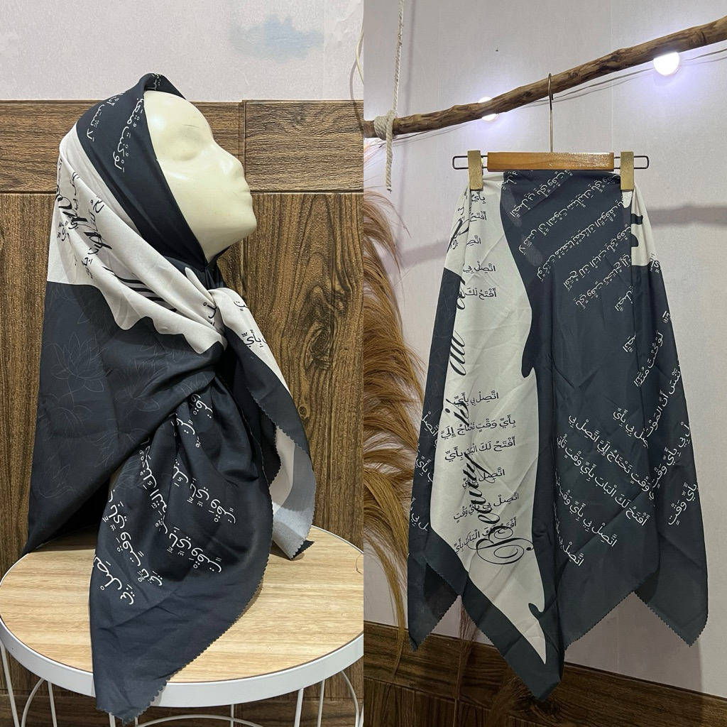 HIJAB VOAL MOTIF TERBARU/HIJAB SANTRI ARAB PEGON/HIJAB VOAL MOTIF SEGI EMPAT/HIJAB SEGI EMPAT VOAL M
