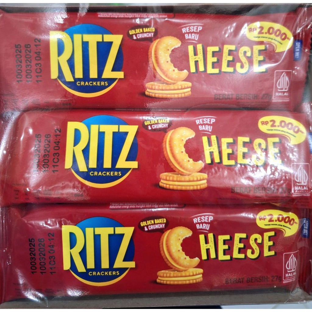 

RITZ CHEESE ISI 12 PCS X 27GR