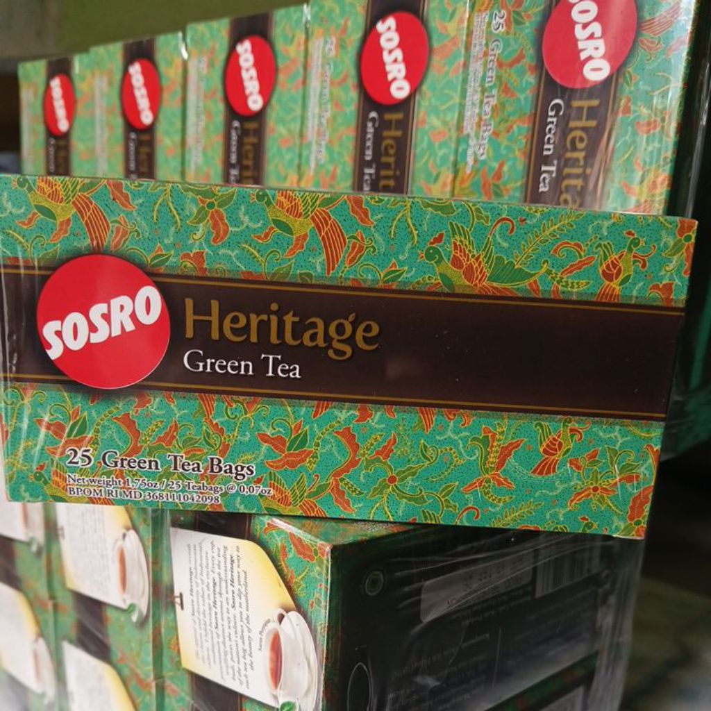 

Teh Sosro Celup Heritage Green Tea @25 tea bags