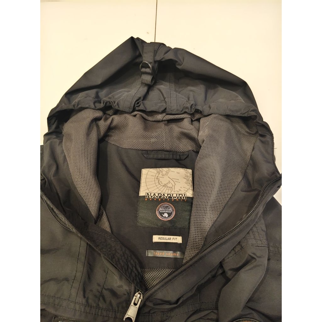 Jaket Napapijri Rainforest Black Summer XL Original