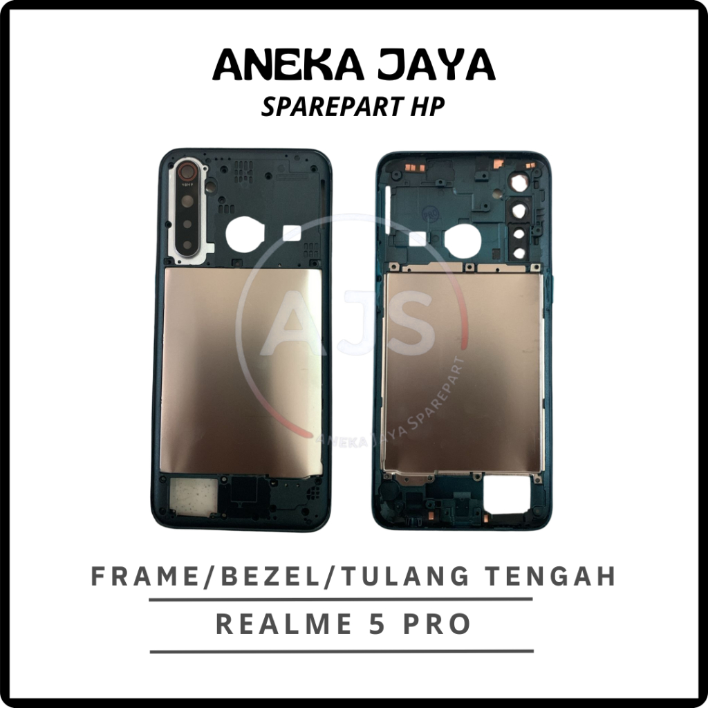 FRAME / BEZEL / TULANG TENGAH REALME 5 PRO