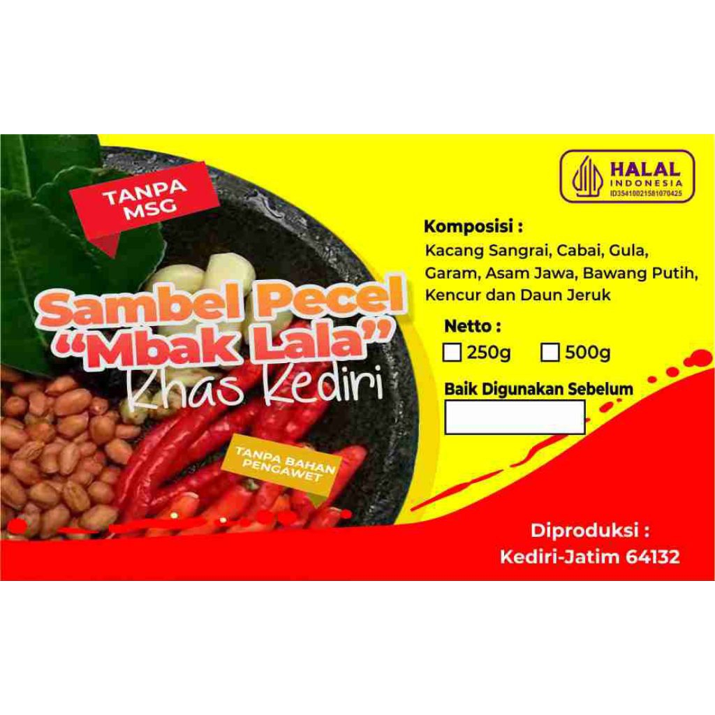 

Sambel Pecel Mbak Lala Khas Kediri