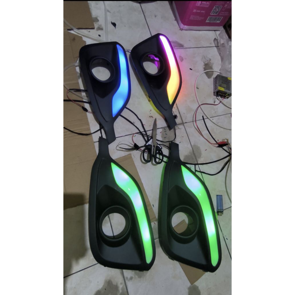 COVER FOGLAMP ERTIGA 2016 - 2017 LED RGB + MODUL.