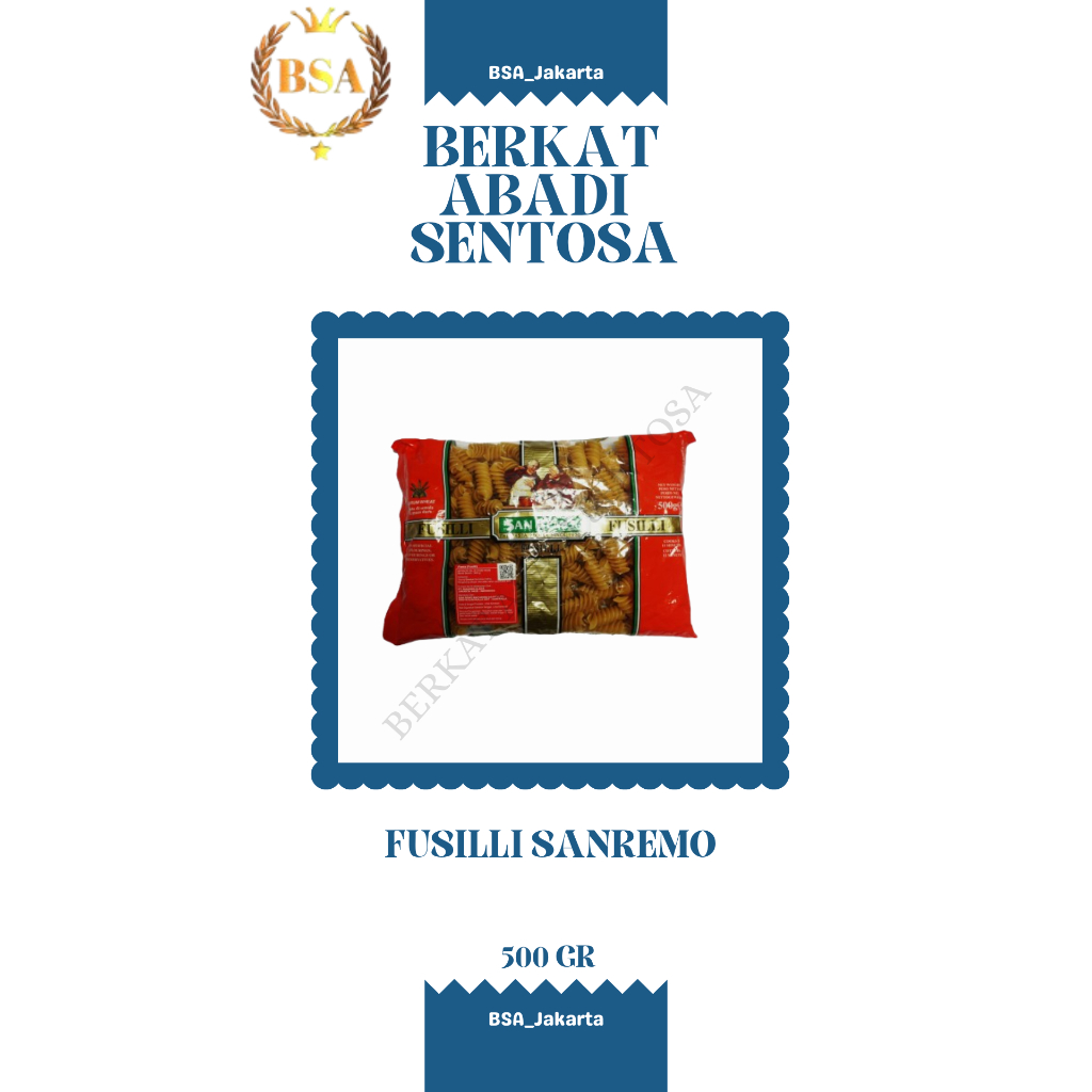 

FUSILLI SANREMO (500 GR)