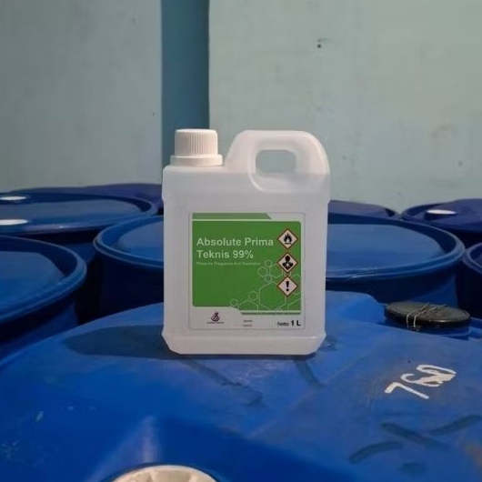 Alkohol99% 1 Liter / Alkohol99% / Absolute prima 99% teknis / Pelarut parfum absolute prima teknis 9