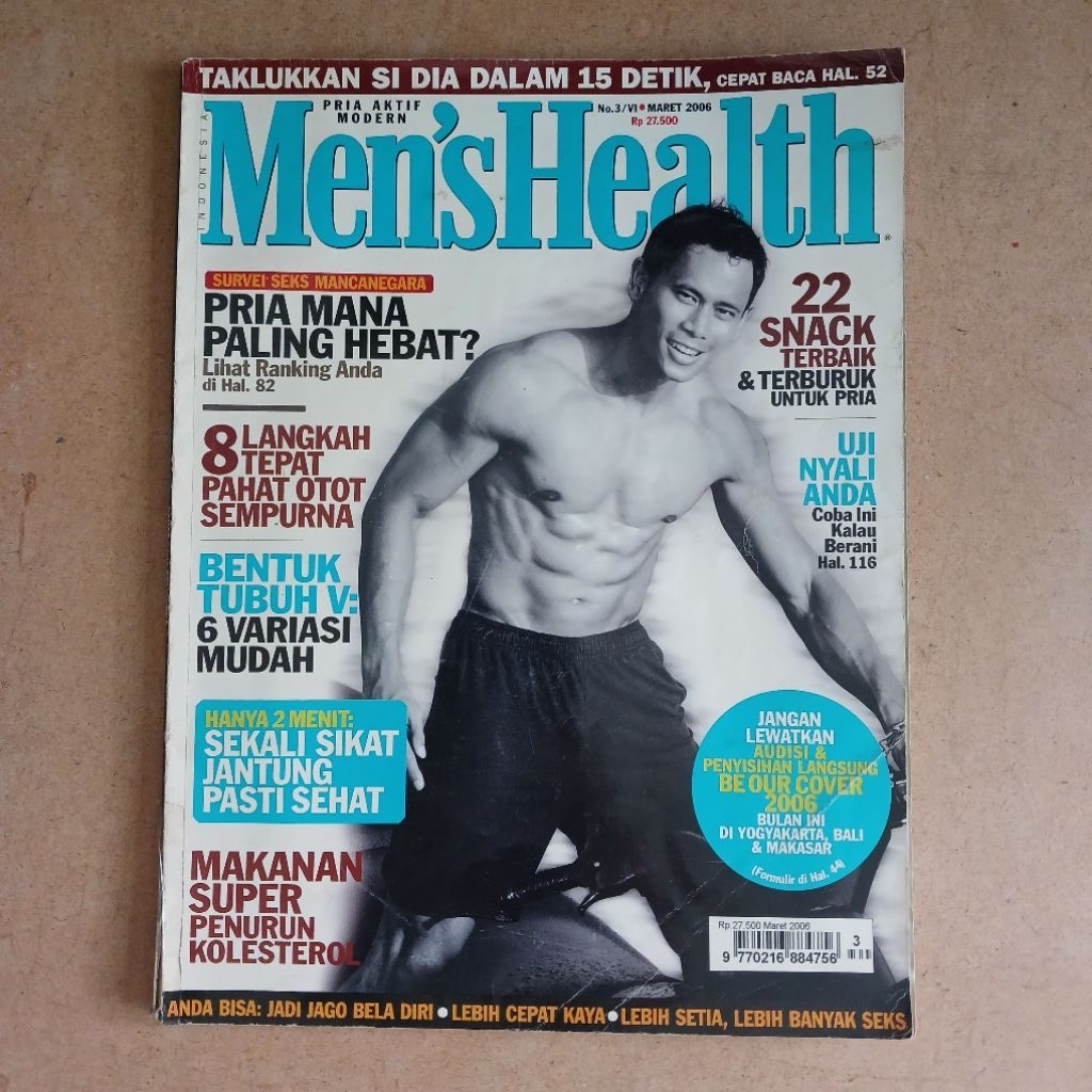 Majalah Cosmopolitan Men / Men's Health jadul vintage