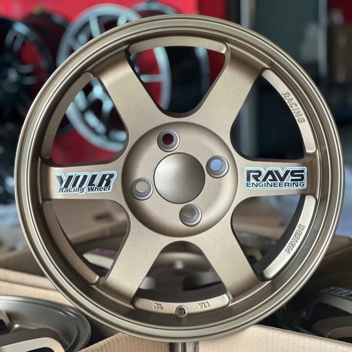 Velg Te37 Ring15 Pcd 4x100 Lebar 6.5 Et 42 Warna Bronze | Velg R15 | Velg Mobil | Velg Racing | Velg