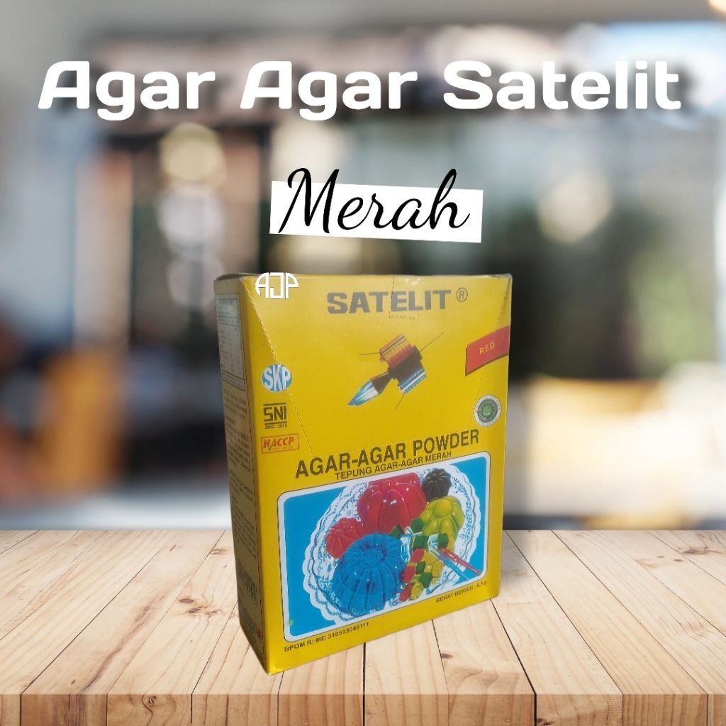 

Agar Agar Satelit Merah Sachet | 12 x 6,5 gr