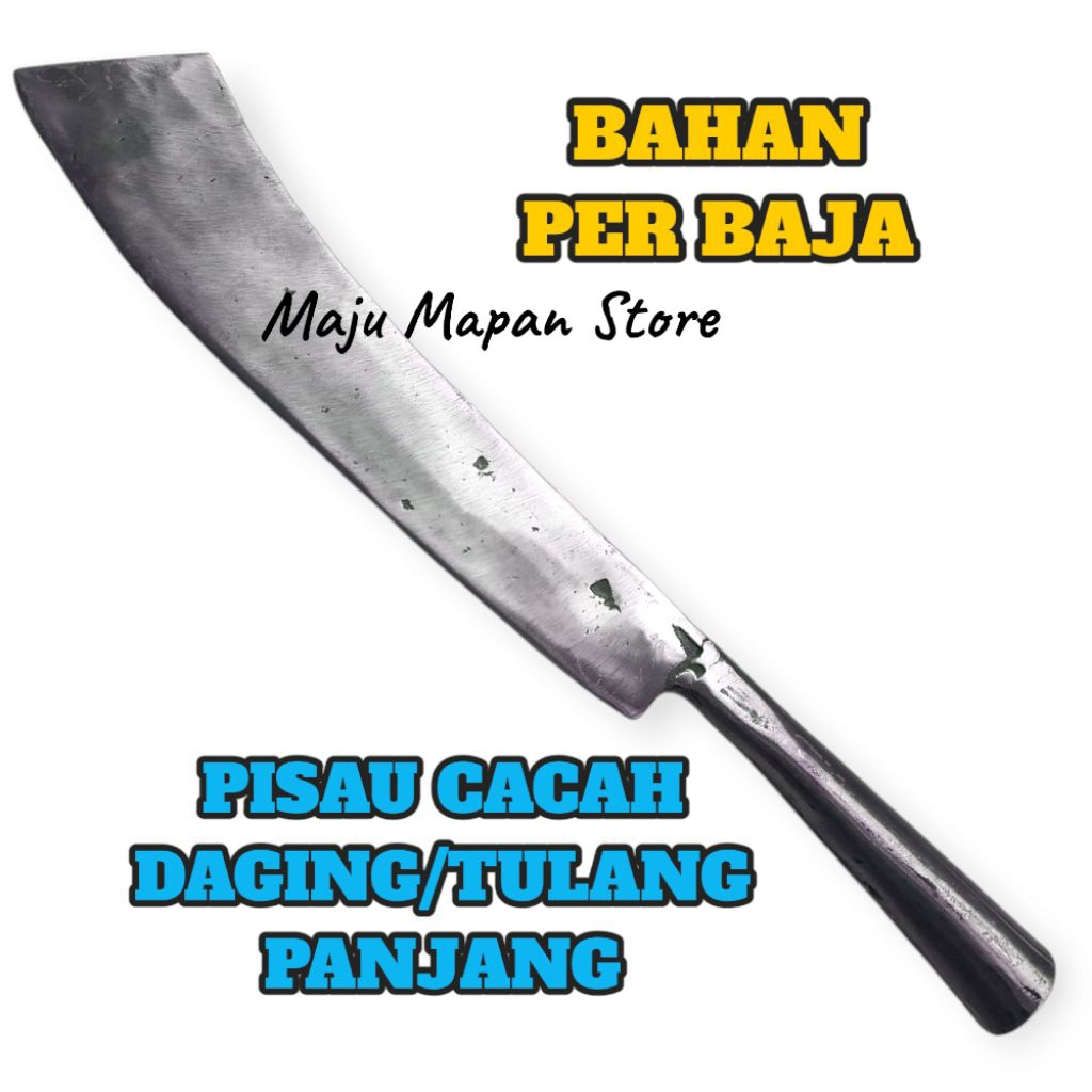 Pisau Cacah Daging Panjang bahan Per Baja