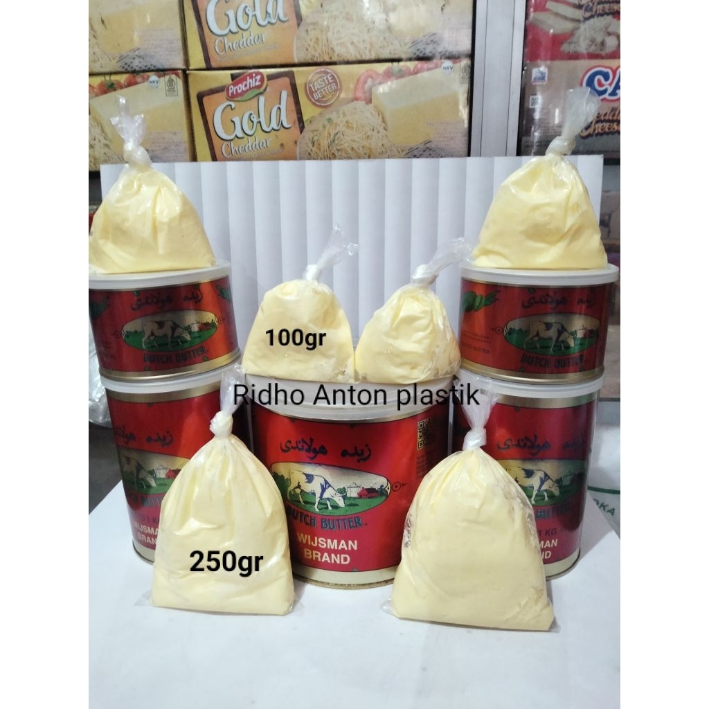 

Butter wijsman Repack 100gr dan 250gr