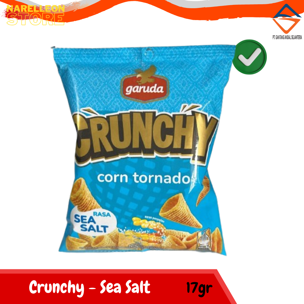 

Crunchy Corn Tornado rasa Sea Salt dari Garuda Food